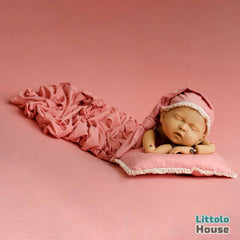 Baby Premium Stretch Fabric Set SR047 | Set of 4 | Salmon