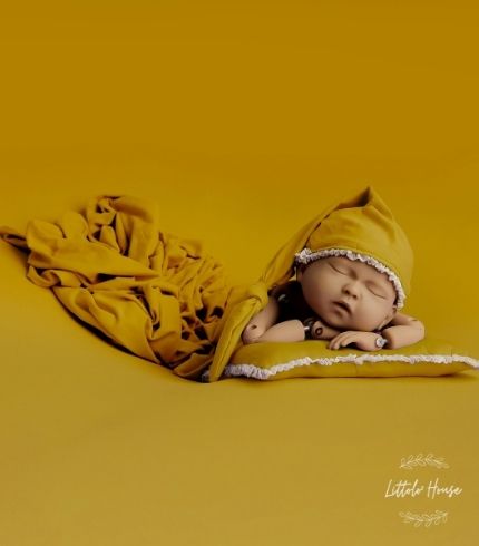 Baby Premium Stretch Fabric Set SR047 | Set of 4 | Mustard