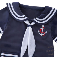 Baby Sailor Costume Outfit O039 | 1Y | Navy Blue