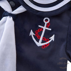 Baby Sailor Costume Outfit O039 | 1Y | Navy Blue