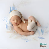 Baby Short Pants, Sleep Hat and Pillow Set of 3 O102 | 3M | Beige