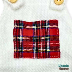 Baby Strapped Romper with Sleep Hat & Pillow O133 | 2M | White