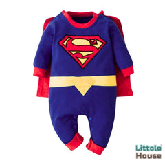 Baby Boy Superhero Costume Outfit O052 | Blue