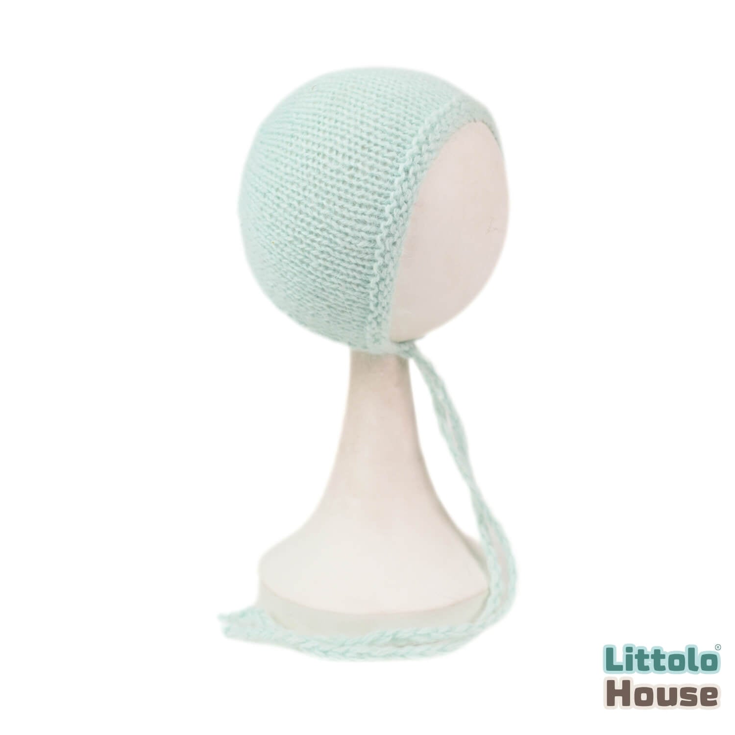 Baby Woolen Bonnet B042 | NB | Mint