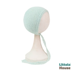 Baby Woolen Bonnet B042 | NB | Mint