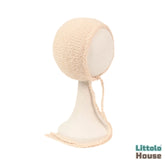 Baby Woolen Bonnet B042 | NB | Off White