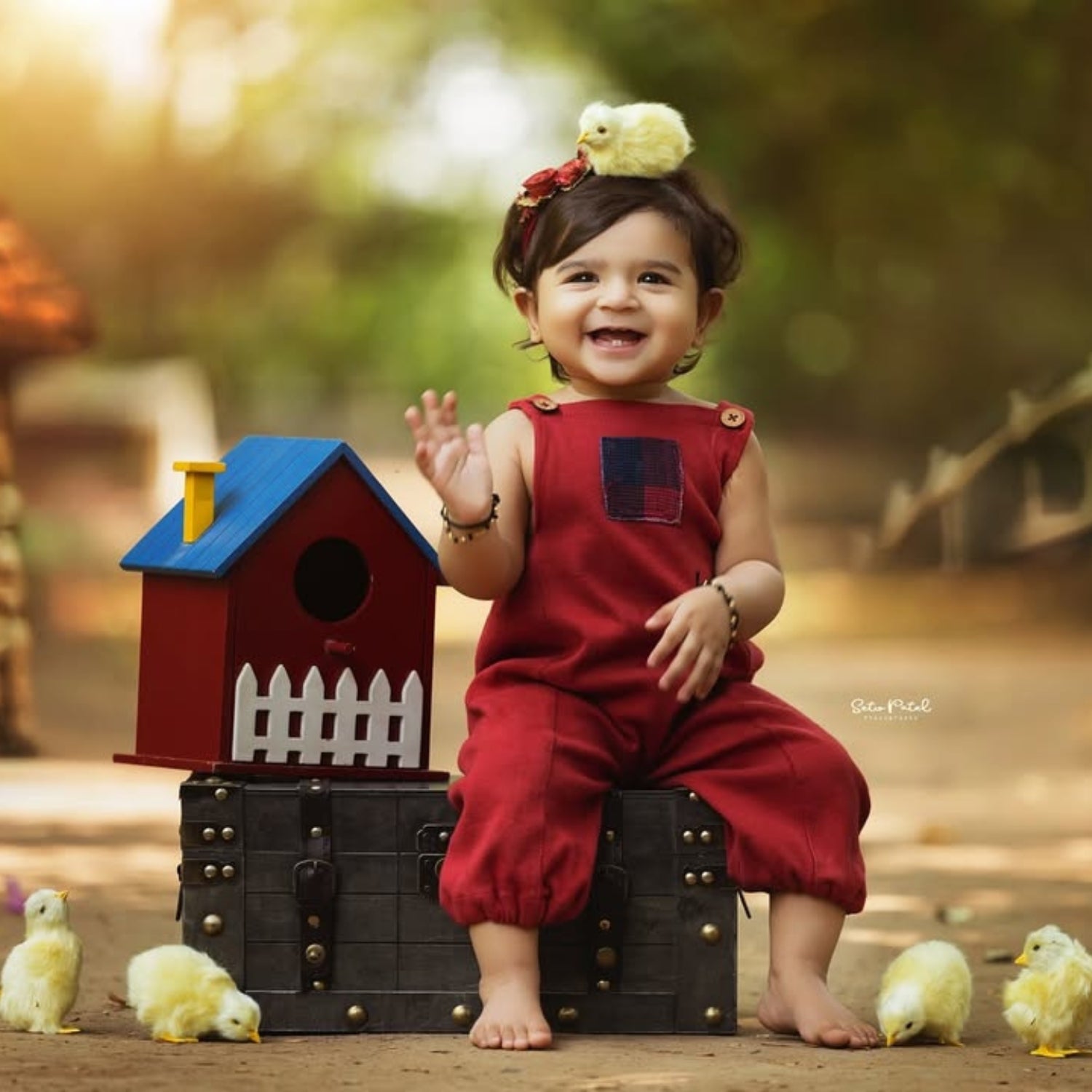 Baby Chick Miniature Style 1 D064 | Pack of 1 | Light Yellow