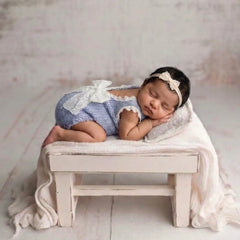 Baby Girl Crochet Rompers Outfit | NB | Baby Blue