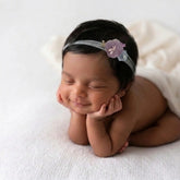 Baby Girl Flower Hairband H015 | 1Y | Light Purple