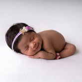 Baby Girl Flower Hairband H026 | 1Y | Lavender