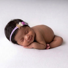 Baby Girl Flower Hairband H026 | 1Y | Lavender