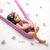 Baby Girl Flower Hairband H048 | 1Y | Pink Purple Shades