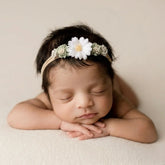 Baby Girl Flower Hairband H060 | 1Y | Pastel Olive Green