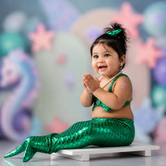 Baby Girl Mermaid Outfit O199 | Green