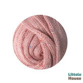 Baby Knitted Dotted Wrap W035 | Salmon