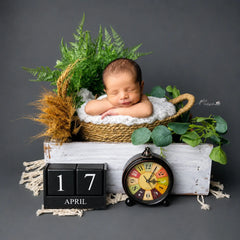 Baby Milestone Blocks | Wooden | Black