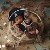Baby Pirate Costume O203 | NB | Black
