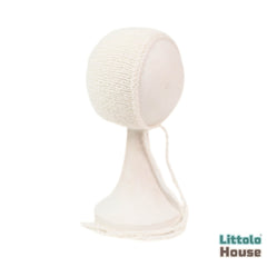 Baby Woolen Bonnet B042 | NB | White