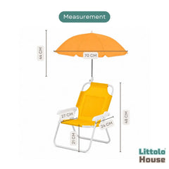 Beach Lounge Chair | Dark Yellow