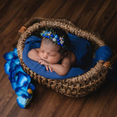 Beads & Ferns Headband H081 | 1Y | Blue