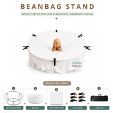 Bean Bag Stand Kit | Posing Aids | White
