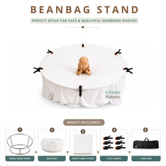 Bean Bag Stand Kit | Posing Aids | White