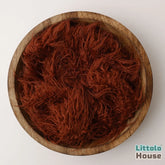 Faux Fur Fabric Layer L055 | Brick Brown