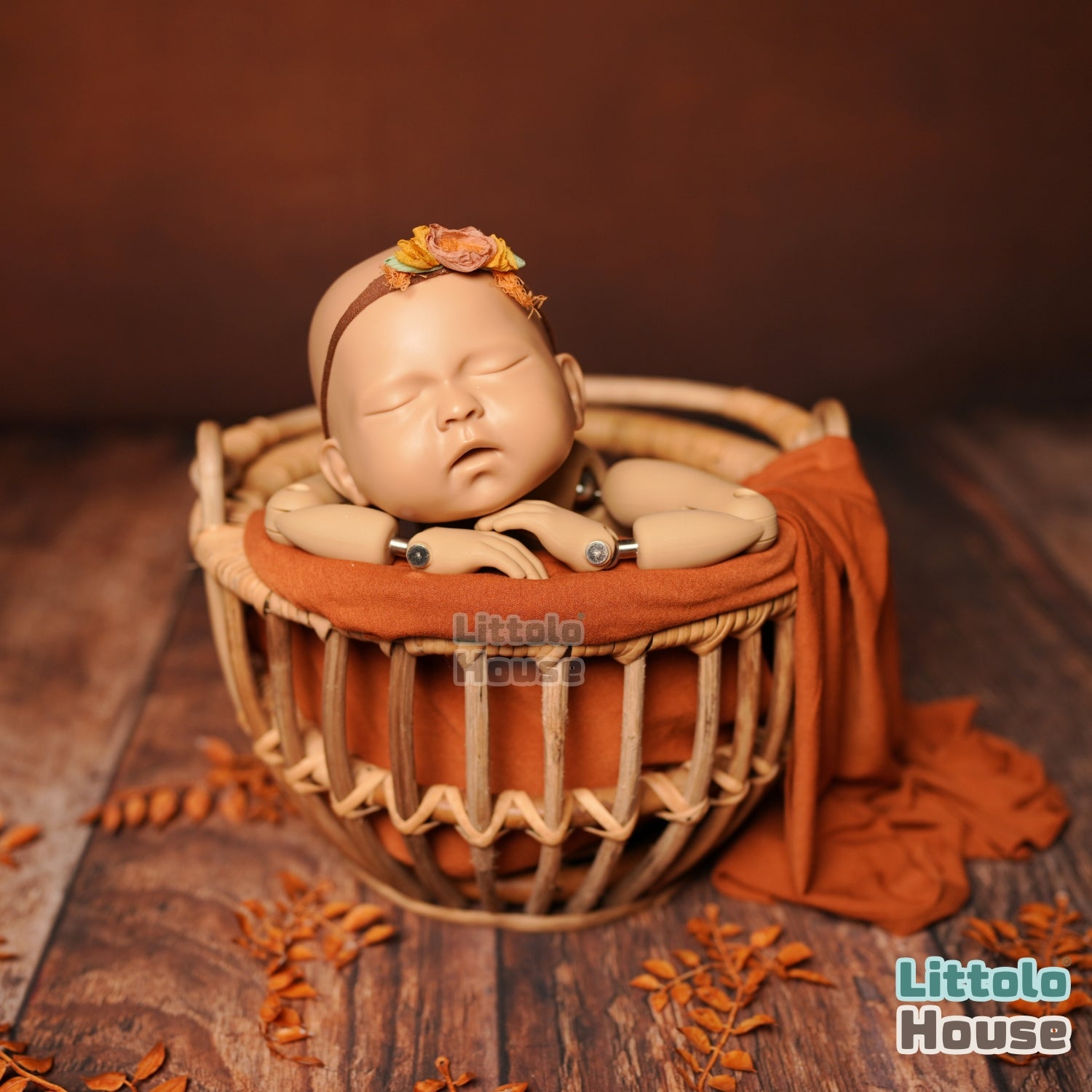 Artisan Cane Bucket with Handles | Cane | Natural Wood