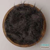 Faux Fur Fabric Layer L055 | Charcoal