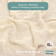 Cheese Wrap Double Length W038 | Cream