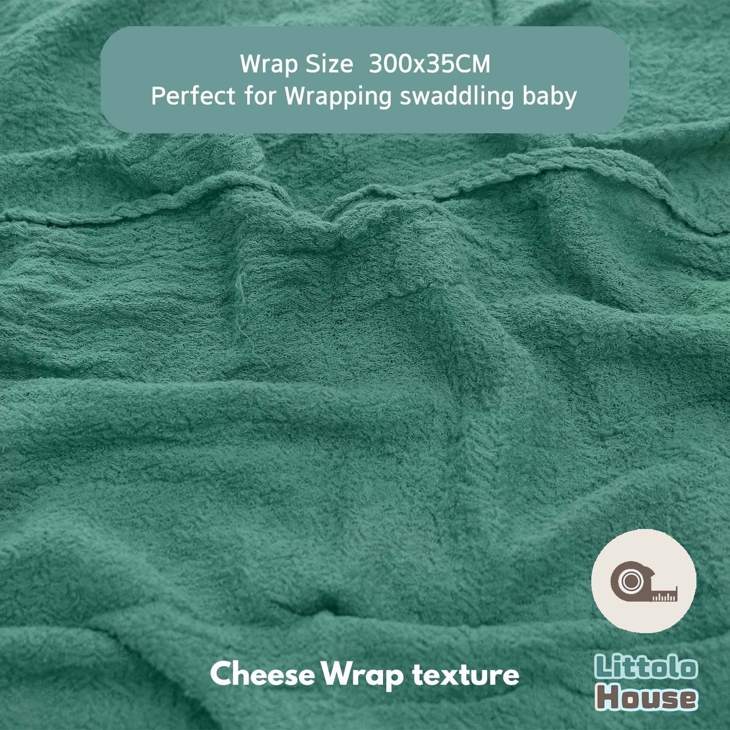 Cheese Wrap Double Length W038 | Jewel Green