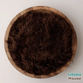 Faux Fur Fabric Layer L055 | Chocolate Brown