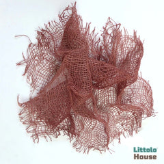 Chunky Burlap Layer | Rose Taupe