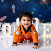 Baby Astronaut Costume O037 | 6M | Orange