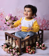 Cradle Style Bed | Wooden Decorative | Brown