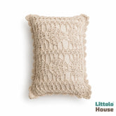 Crochet Knit Pillow P4 | NB | Beige