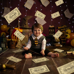 Hogwarts Retro Harry Potter Ticket Pack of 10 D091 | Pack of 10 | Off White