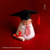 Baby Graduation Hat | NB | Black