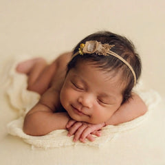 Flower Headband H089 | 1Y | Caramel