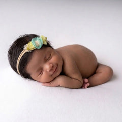 Flower Headband H090 | 1Y | Turquoise