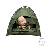 Foldable Baby Army Tent bed | Tent | Army Green