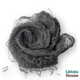 Chunky Burlap Layer | Grey