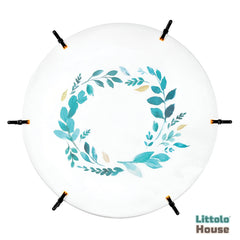 Jersey Two Way Stretch Printed Leaf Layer | Green