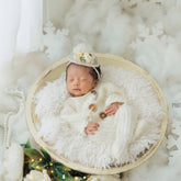 Handmade Round Bowl | Wooden Tableware | Rustic Cream