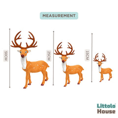 Reindeer Miniature D138 | Pack of 1 | Orange White Shades