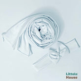 Jersey Layer with Wrap and Hairband SR058 | Set of 3 | Sky