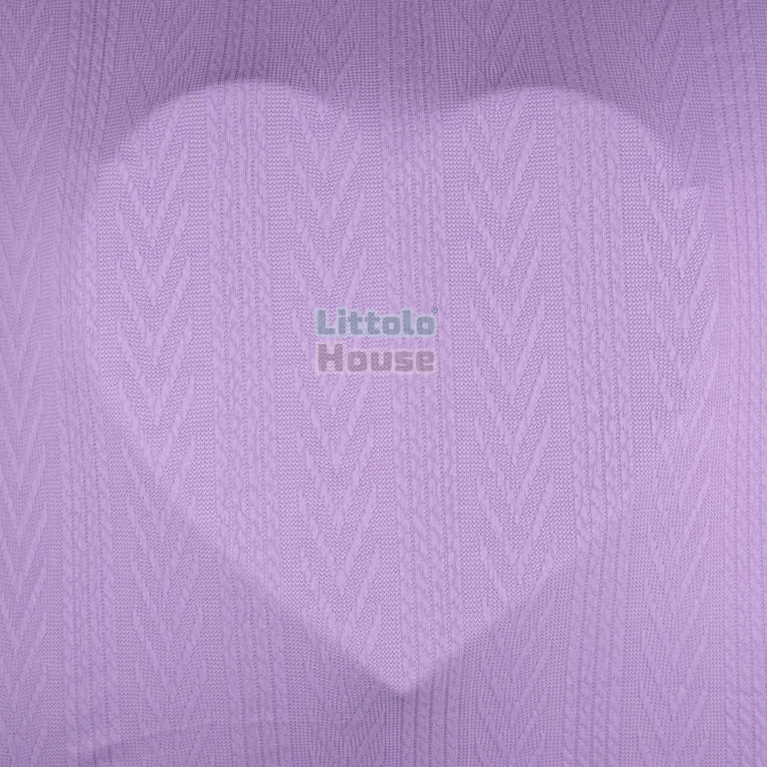 Knit Ribbed Bean Bag Stretch Layer L047 | Purple