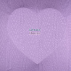 Knit Ribbed Bean Bag Stretch Layer L047 | Purple