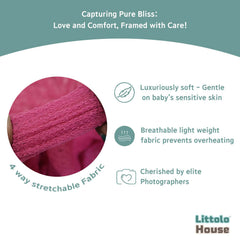 Knitted Stretch Wrap | Magenta