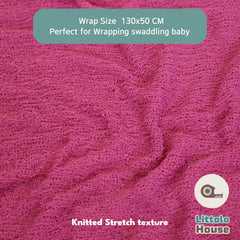 Knitted Stretch Wrap | Magenta